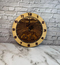 Laser Engraved Wooden Route 66 Clock