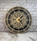 Laser Cut Wood Wall Clock | Vintage Design
