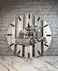 Rustic Truck Wall Clock