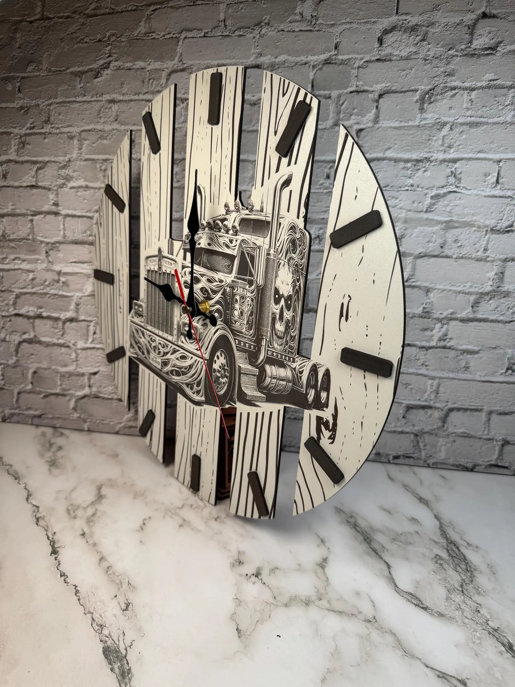 Rustic Truck Wall Clock