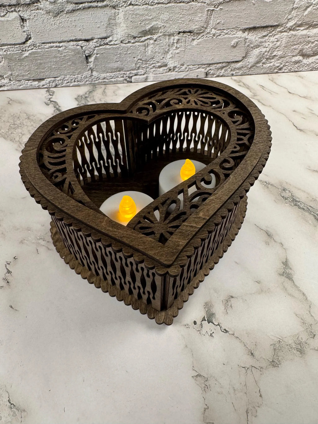Decorative Heart Candle Holder