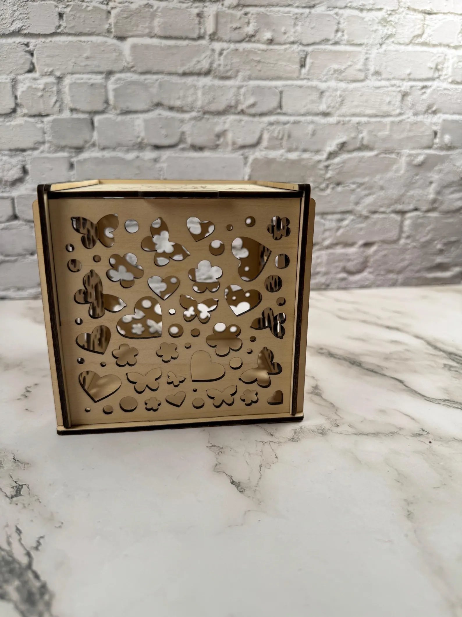 Personalized Wooden Gift Box for Couples