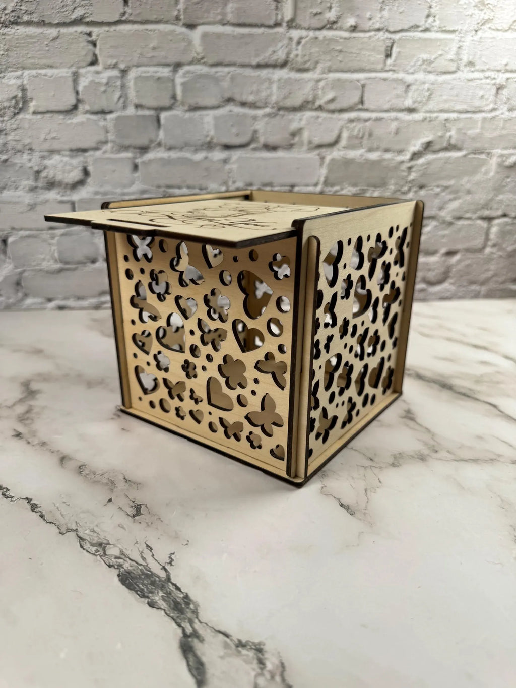 Personalized Wooden Gift Box for Couples