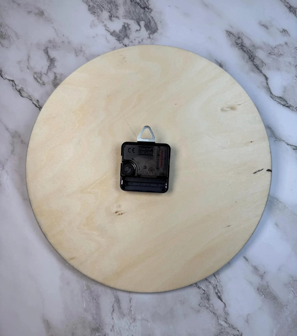 Laser Cut Butterfly Wooden Wall Clock  Rustic Floral Home Decor