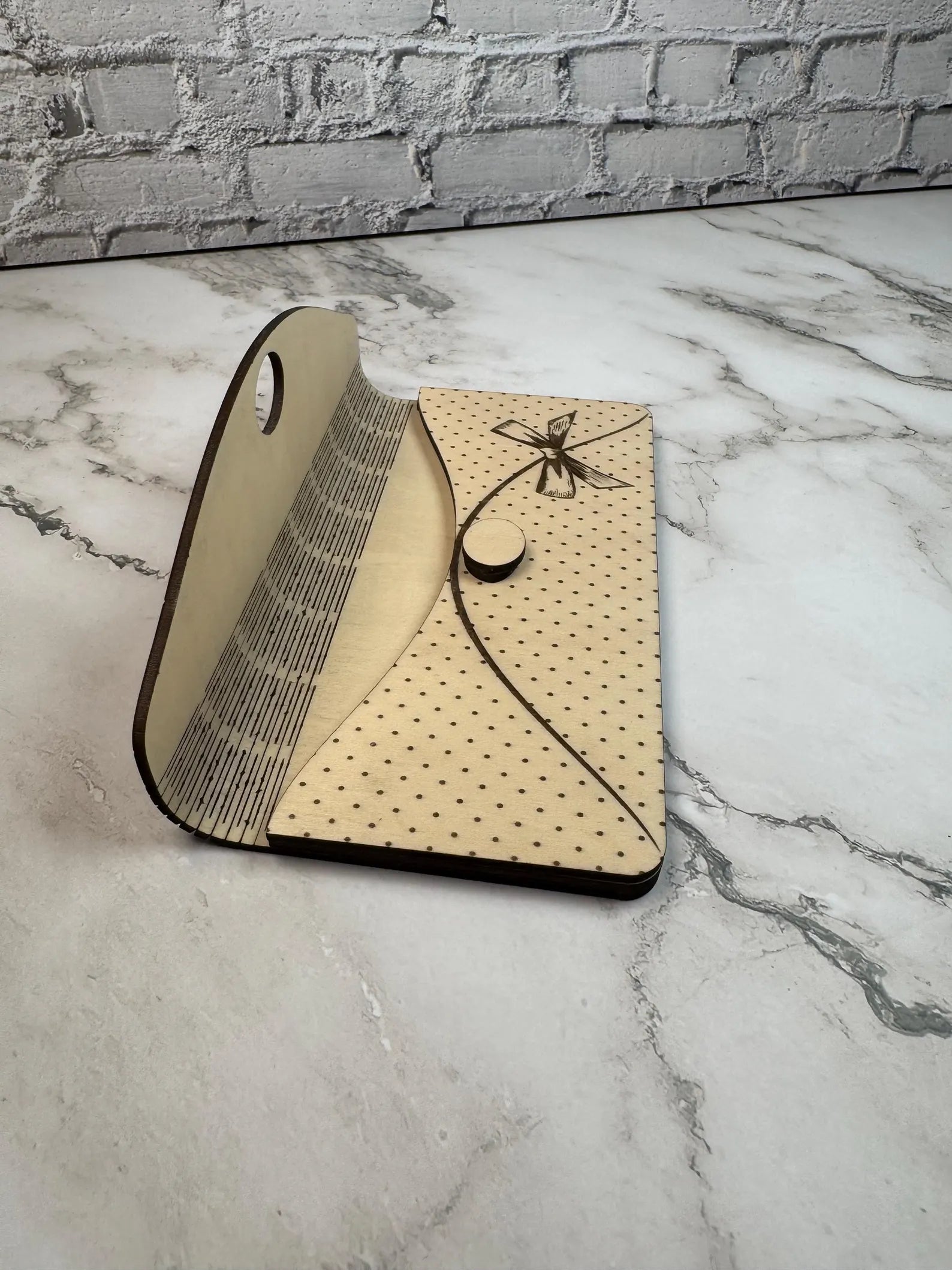 Engraved Wooden Congratulations Money Envelope  Gift Card Holder