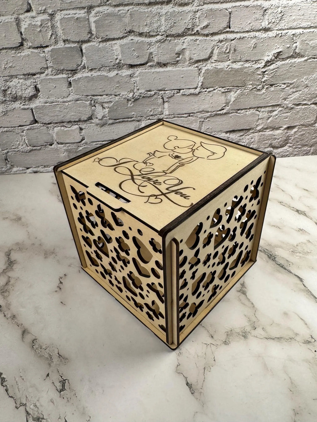 Personalized Wooden Gift Box for Couples