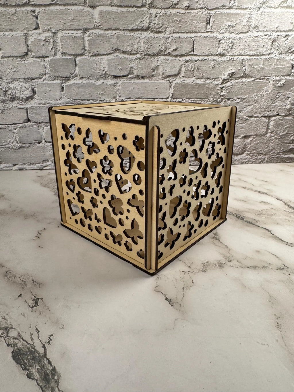 Personalized Wooden Gift Box for Couples