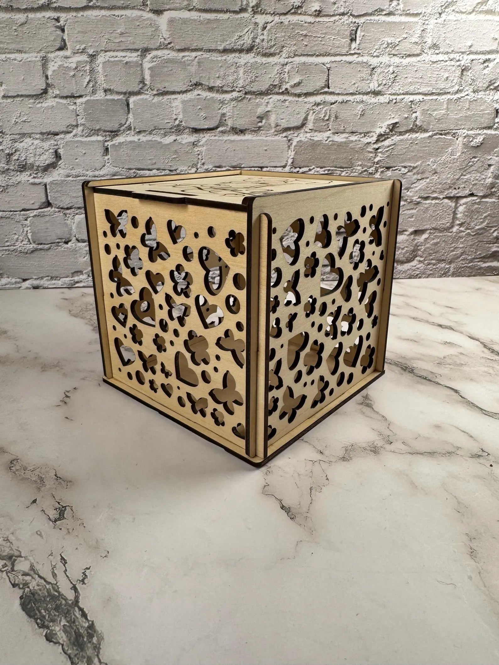 Personalized Wooden Gift Box for Couples