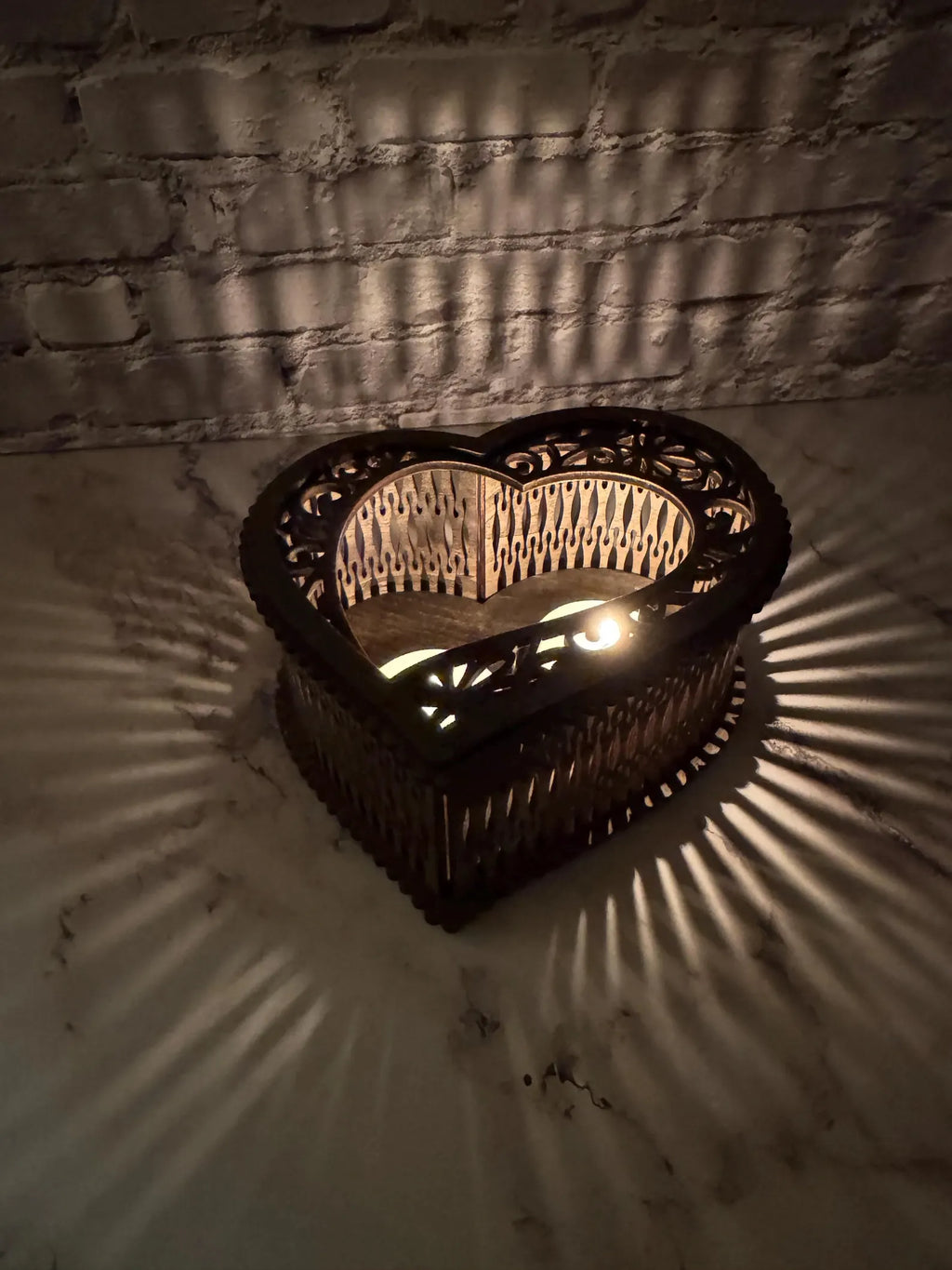 Decorative Heart Candle Holder